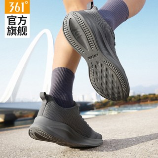 361° 男款网面透气减震软底跑鞋