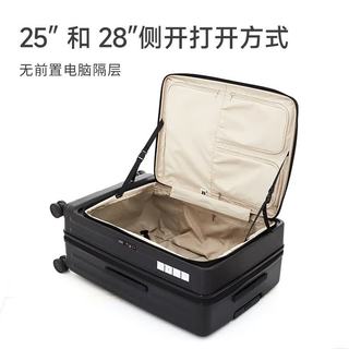 CROWN皇冠 5020 前开盖可扩容 黑色 20英寸 拉杆箱