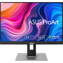 华硕 ProArt 24.1英寸 IPS屏 100%sRGB 升降旋转 电脑显示器