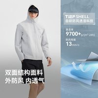 探路者 峰行软壳外套 防风耐磨 黑色 XXXL