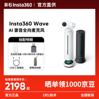 影石 Wave AI 全向麦克风 360°5米拾音 智能降噪