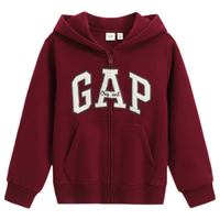 Gap 男童撞色Logo抓绒连帽卫衣 804614