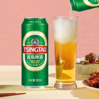 值友专享、PLUS会员：青岛啤酒 经典青啤酒系列大罐加量听装550mL 18罐 两箱赠6罐白啤