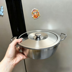 不锈钢19cm小吃碗+盖子