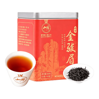 山国工夫茶 金骏眉 一级红茶 30g