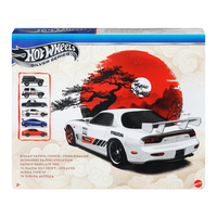 Hot Wheels 儿童男孩小车玩具生日礼物六辆装-日本街头文化系列六件套