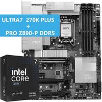 百亿补贴：微星 INTEL英特尔ULTRA7 270K Plus盒装搭微星Z890 P DDR5主板CPU套装