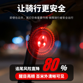 SHENYU 强光警示尾灯 快速拆装 自行车配件