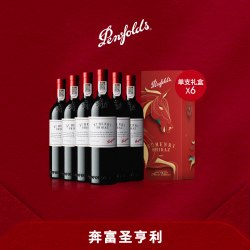 奔富 BIN389 赤霞珠 设拉子 红葡萄酒 750ml*6瓶 整箱装