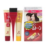 美源 hoyu/美源可瑞慕染发剂盒装均匀染色遮白发棕色植物天然