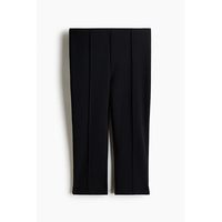 H&M HM女装裤子卡普里裤裤腿带中线夏季七分打底裤显瘦百搭1345406