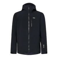 OAKLEY 男士Gore-Tex防水冲锋衣 透气网眼设计 防水拉链多口袋 滑雪夹克 黑色 M