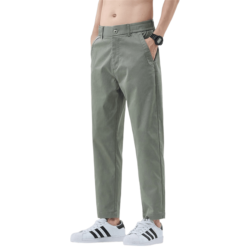 JEEP SPIRIT 男士九分休闲裤 直筒宽松 夏季薄款