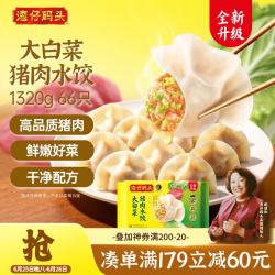 湾仔码头 大白菜猪肉水饺 1.32kg