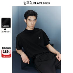 太平鸟 男士肌理感短袖T恤 A7FAD244689