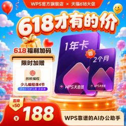 金山软件 大会员2年官方正版AI办公助手ai提效工具office