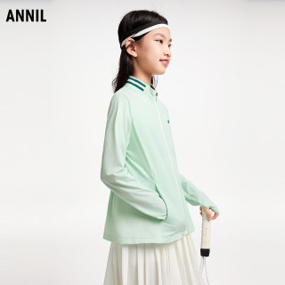 安奈儿 女童针织防晒衣