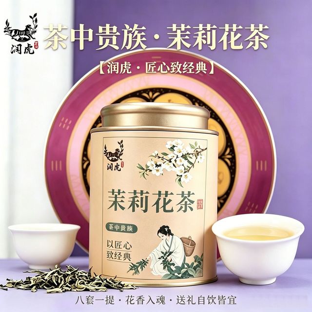 润虎 茉莉花茶 浓香型 106g