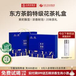 川红 茉莉花 四川新茶茶叶品质浓香型 东方茶韵茉莉花茶礼盒120g