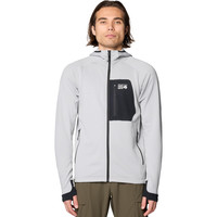 MOUNTAIN HARDWEAR 男式 Polartec Power Grid 全拉链连帽衫