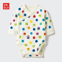 优衣库 婴幼儿绘本合作系列包臀衣/长袖/1件装宝宝UT连体衣489530 01 乳白色 70cm