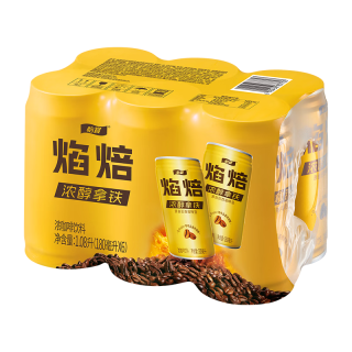 怡宝 焰焙浓醇拿铁咖啡饮料 180ml*6罐