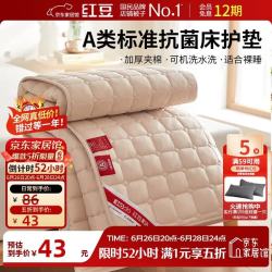 红豆男装 红豆 A类抗菌床护垫 150*200cm 咖