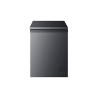 美的 MF-100KPM 智能变频一级能效 钛钢灰 100L 冰柜