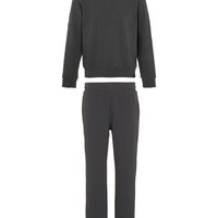 EMPORIO ARMANI 安普里奥·阿玛尼 男式压花厚绒布运动服