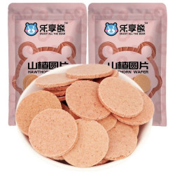 乐享熊 原味山楂圆片 500g*2袋