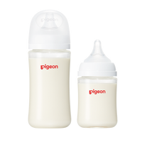 移动端：贝亲 婴儿玻璃奶瓶套装  200-299mL 3-6个月