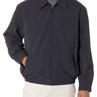 LONDON FOG 男式 棉质轻薄外套 轻薄 Auburn Zip-front Golf Jacket