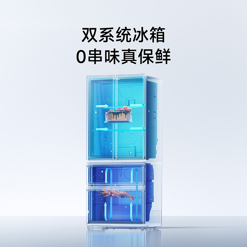 米家 BCD-508WFSMPDINA1 法式双系统除菌冰箱