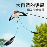 小燕子羽毛替换头仿真昆虫长杆逗猫棒猫自嗨解闷小猫幼猫用品KTT