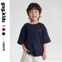 gxg.kids GXG童装儿童男女童字母印花T恤春夏短袖日常上衣