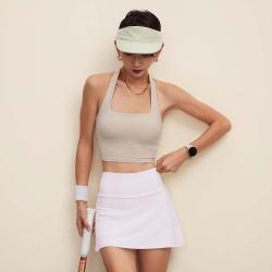 bebe 休闲透气运动短裙显瘦瑜伽服A字裙防走光亲肤网球裙女款