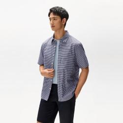 TOMMY HILFIGER TommyHilfiger春夏男休闲格纹短袖衬衣衬衫外套