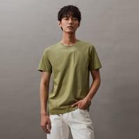 卡尔文·克莱恩 CK Jeans夏季男士休闲通勤简约印花平纹纯色百搭圆领内搭短袖T恤