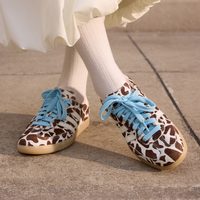 adidas 「T头鞋」SAMBA OG动物印花板鞋德训鞋男女adidas阿迪达斯三叶草