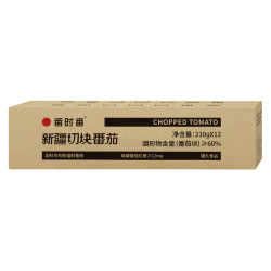 番时番 新疆切块番茄210g*12罐0添加剂自然成熟西红柿预制菜