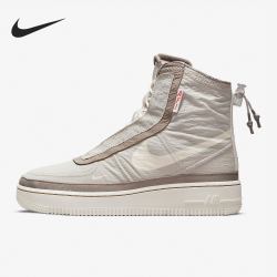 NIKE 正品AF1 Shell 女子高帮绑带尼龙机能板鞋 DO7450-211