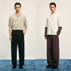 速写 男士针织休闲裤 9P7E14160