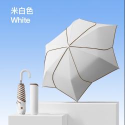 温诗欧 三折黑胶防晒晴雨伞