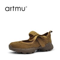 ARTMU 阿木原创厚底德训玛丽珍鞋女真皮休闲鞋2026春季新款单鞋