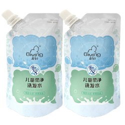 启初 儿童专研柔净洗发水100ml*2