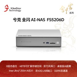 兮克 [AI NAS]兮克兮甲云全闪AINAS万兆固态6盘位allinone玩家DIY
