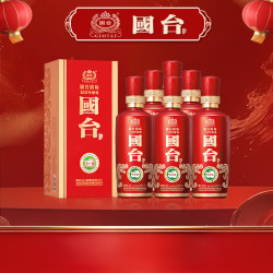 国台 国标 2019年 53%vol 酱香型白酒 500ml*6瓶 整箱装