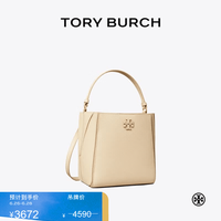 TORY BURCH MCGRAW小号单肩变形水桶包 奶酪白