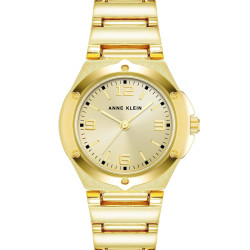 ANNE KLEIN 女士石英手表 金色