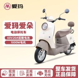 爱玛 爱朵 电动摩托车 60V20A